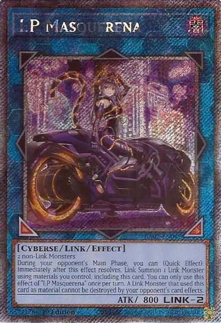 I:P Masquerena (Alternate Art) (RA02-EN042) Platinum Secret Rare - Near Mint 1st Edition
