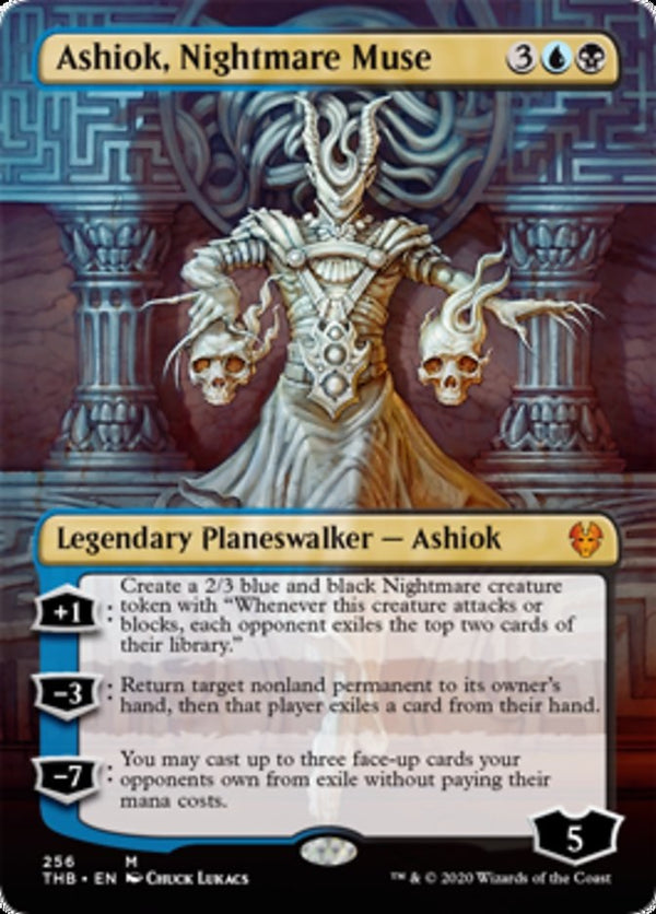 Ashiok, Nightmare Muse [#256 Borderless Planeswalker] (THB-M)