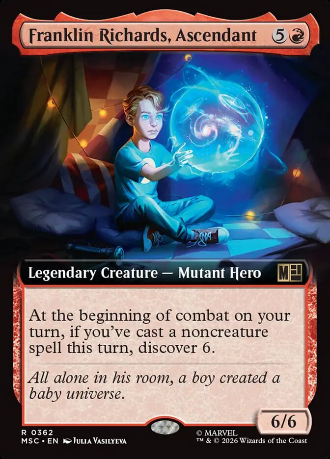 Franklin Richards, Ascendant [ #0362 Extended Art ] (MSC-R)