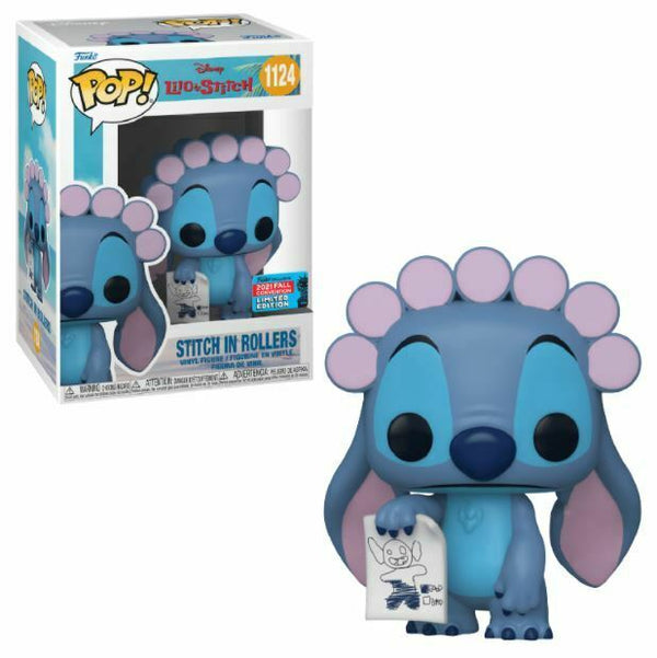 POP Figure: Disney Lilo & Stitch #1124 - Stitch In Rollers (2021 Fall Convention)