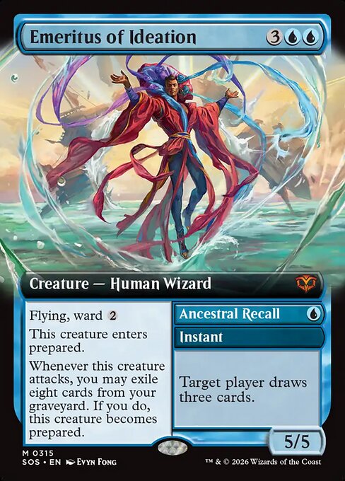 Emeritus of Ideation // Ancestral Recall [ #0315 Extended Art ] (SOS-M)