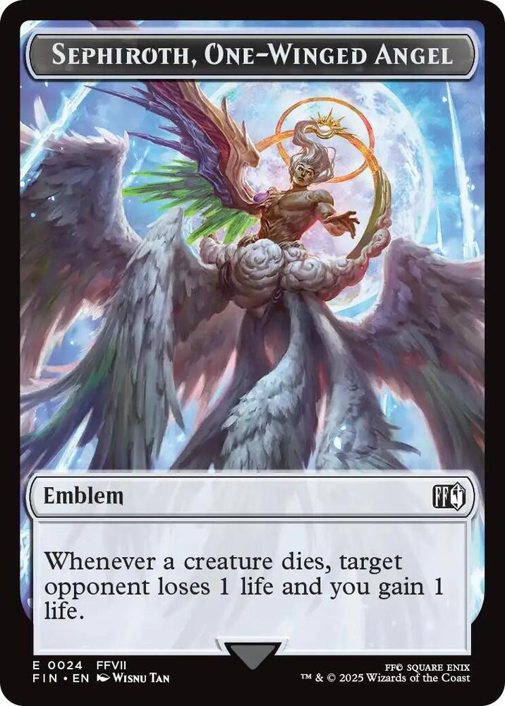 Emblem - Sephiroth, One-Winged Angel [#024] // Robot Warrior [#12] (FIN-T)