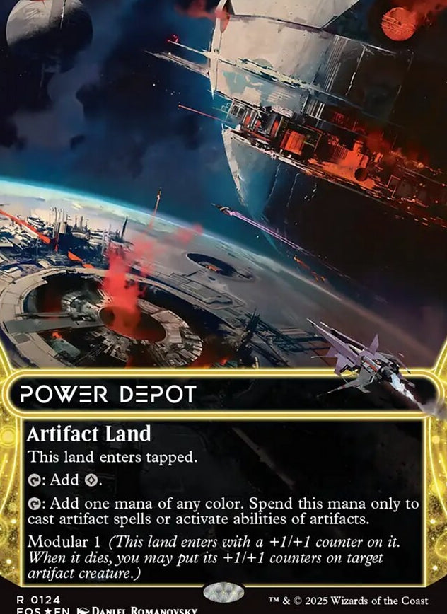 Power Depot [ #0124 Galaxy Foil Borderless Stellar Sights ] (EOS-R)