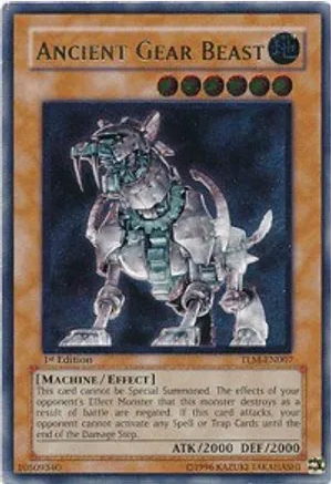 Ancient Gear Beast (TLM-EN007) Ultimate Rare Heavy Play Unlimited