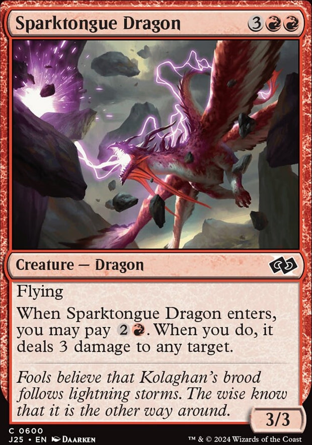 Sparktongue Dragon [