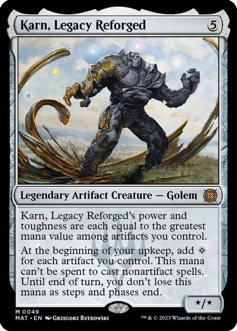 Karn, Legacy Reforged [#0049] (MAT-M) Light Play