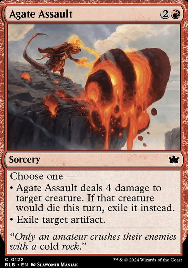 Agate Assault [#0122] (BLB-C-FOIL)