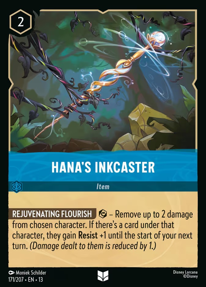 Hana's Inkcaster (171/204 - Attack of the Vine!) Uncommon