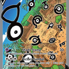 Unown V (Alternate Full Art) - 177/195 (SWSH12) Ultra Rare - Light Play Holofoil