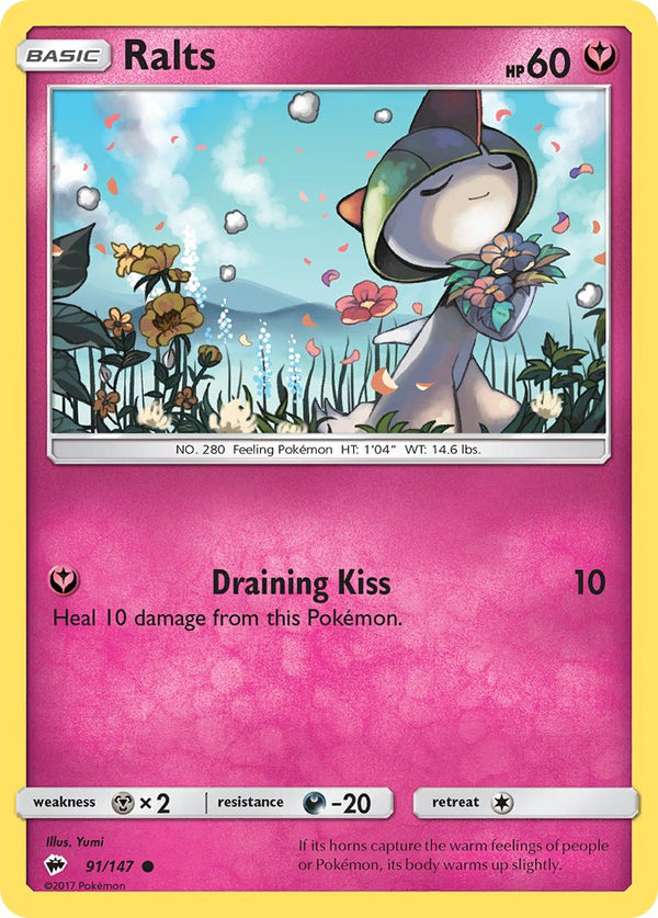 Ralts - 091/147 (SM:BUS) Common - Near Mint