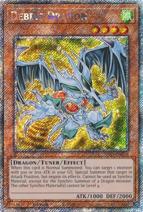 Debris Dragon (RA03-EN214) Platinum Secret Rare - Near Mint 1st Edition