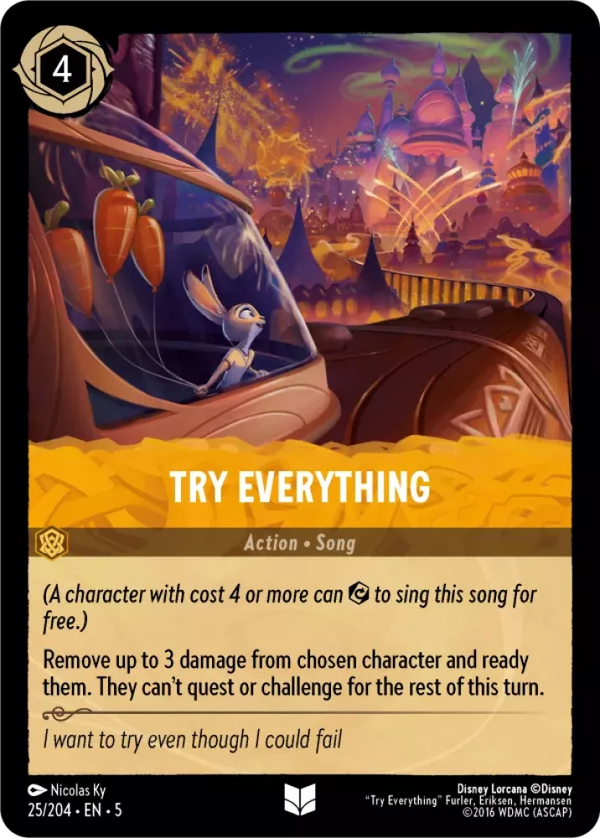 Try Everything (Shimmering Skies 025/204) Uncommon - Near Mint