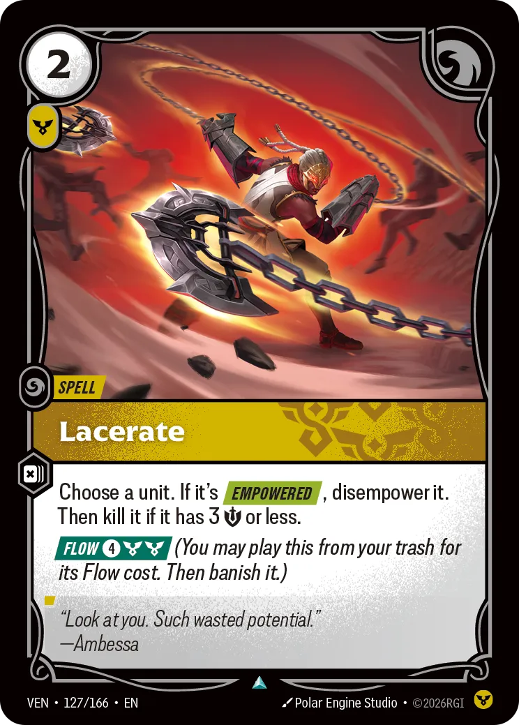 Lacerate - 127/166 (VEN) Common