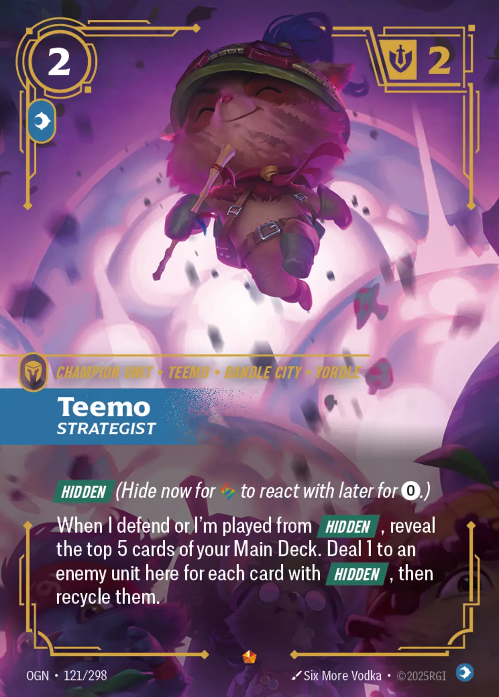 Teemo - Strategist - 121/298 (OGN) Epic