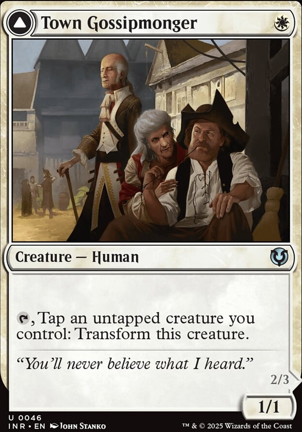 Town Gossipmonger // Incited Rabble [ #0046 ] (INR-U)