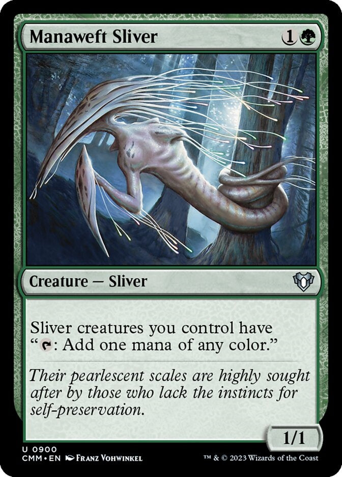 Manaweft Sliver [#0900 Reprints] (CMM-U)