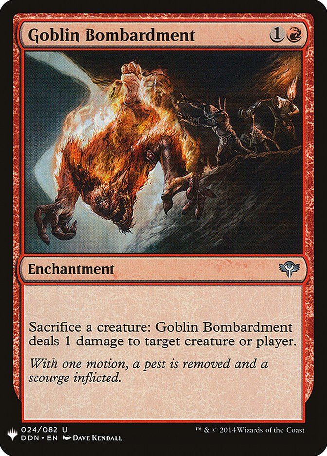 Goblin Bombardment (DDN-U-LIST)