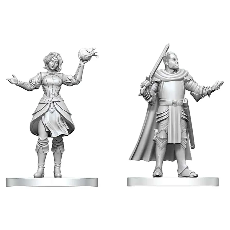 D&D: Nolzur's Marvelous Miniatures - Knight & Mage Apprentice (90904)