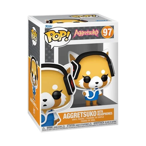 POP Figure: Sanrio Aggretsuko #0097 - Aggretsuko with Headphones