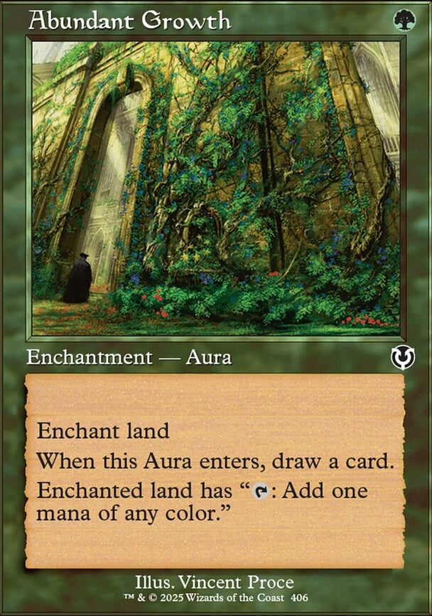 Abundant Growth [ #0406 Retro Frame ] (INR-C-FOIL)