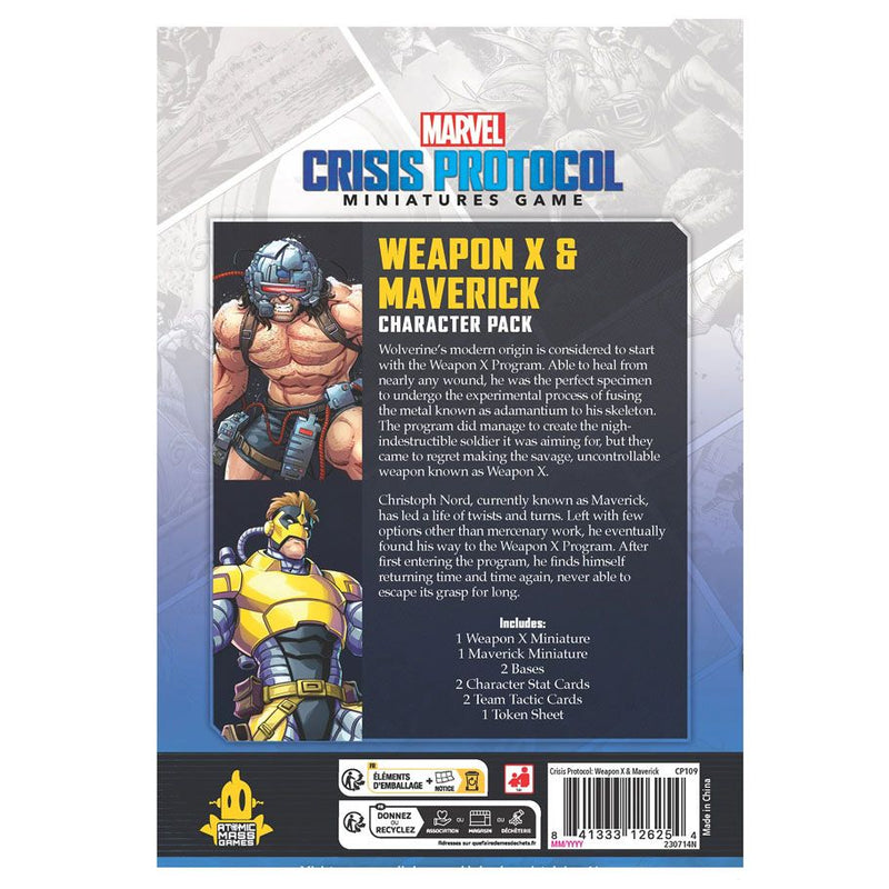 Marvel: Crisis Protocol (CP109) - Character Pack: Weapon X & Maverick