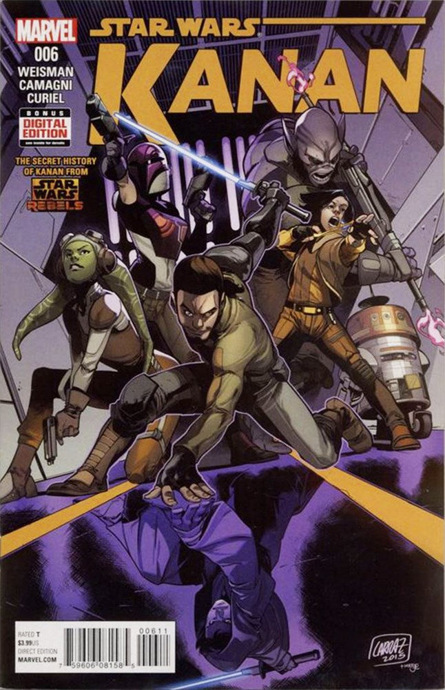 Kanan The Last Padawan (2015 Series) #6 (9.4) 1st App Sabine Wren