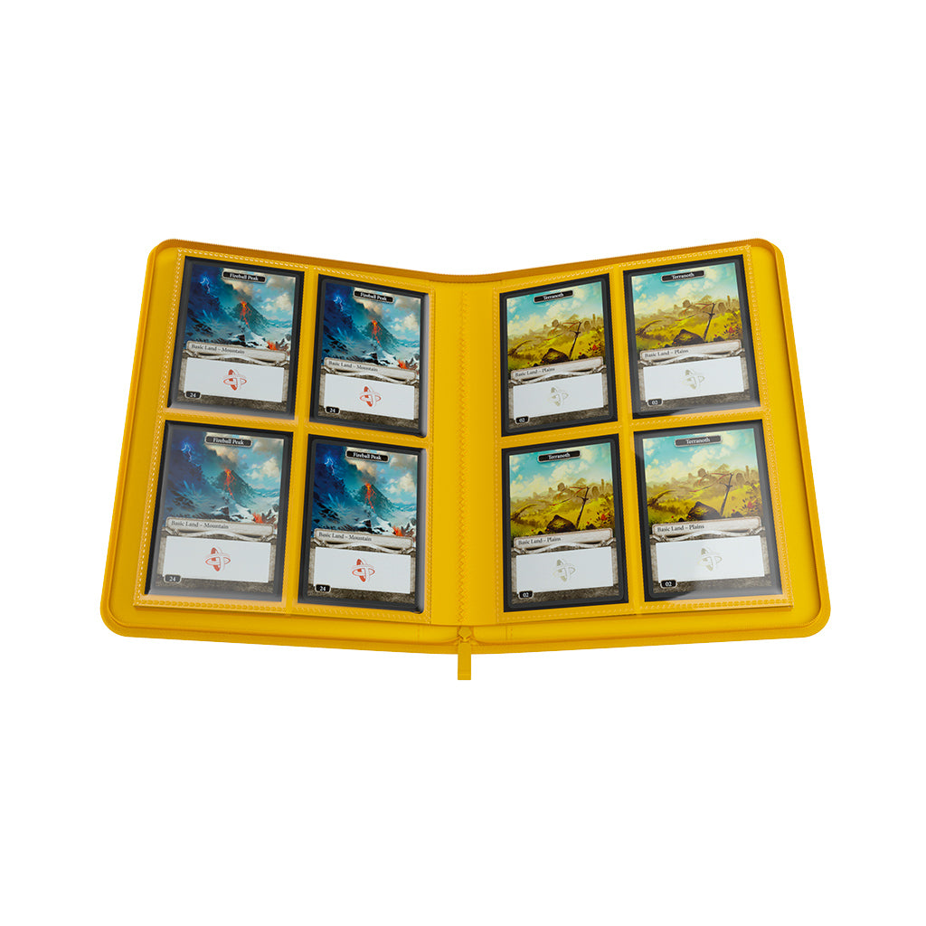 GameGenic: Zip-Up Album 8-Pocket - Yellow