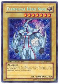 Elemental HERO Neos (CT03-EN001) Secret Rare Limited Ed Light Play