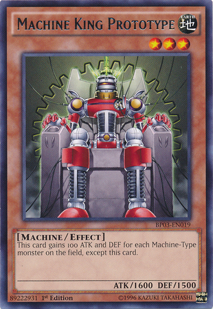 Machine King Prototype (BP03-EN019) Rare - Near Mint 1st Edition