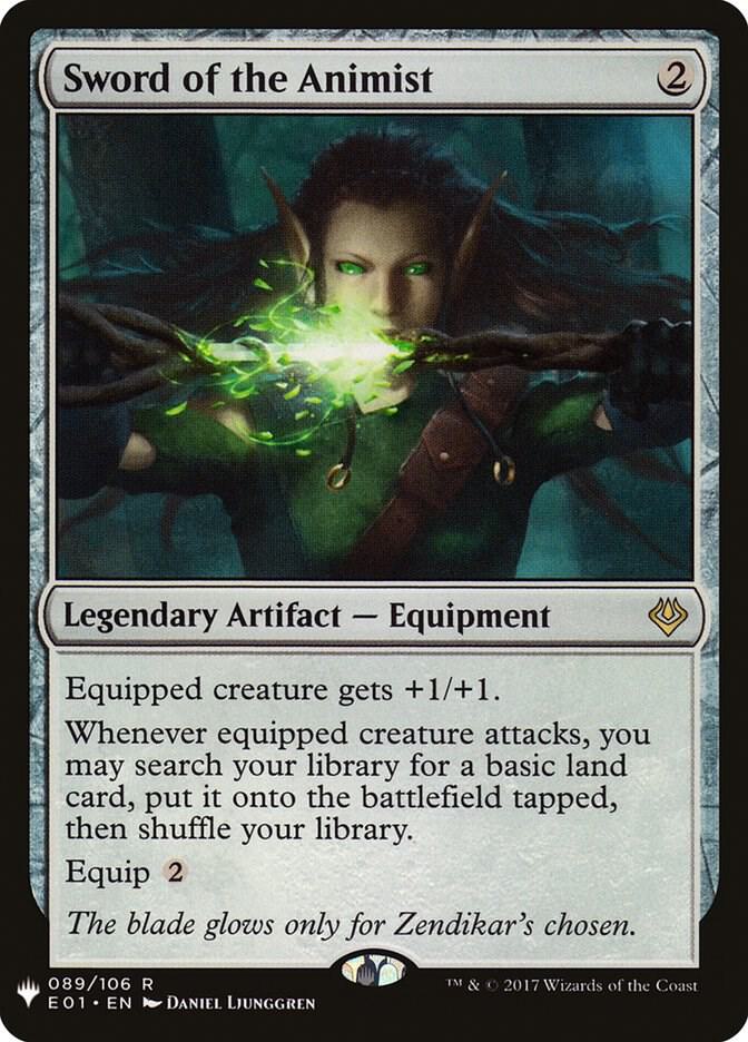 Sword of the Animist (E01-R-LIST)