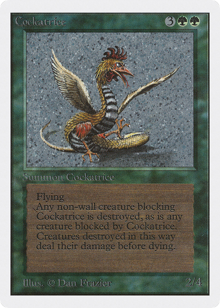 Cockatrice (2ED-R) - Light Play