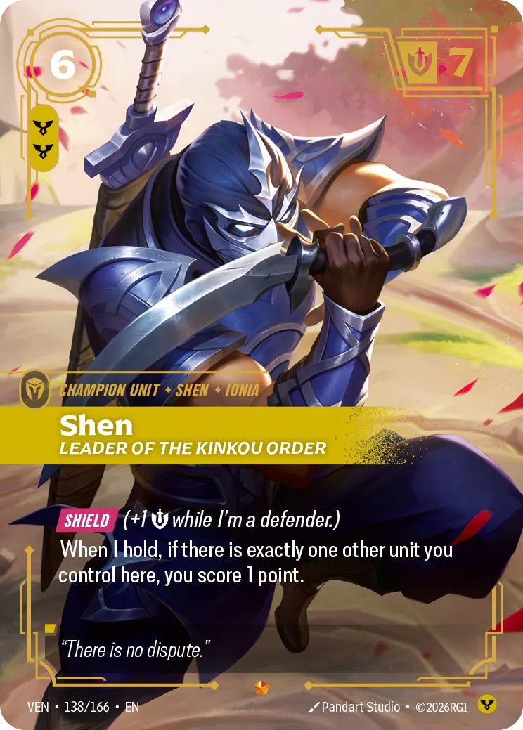 Shen, Leader of the Kinkou Order - 138/166 (VEN) Epic