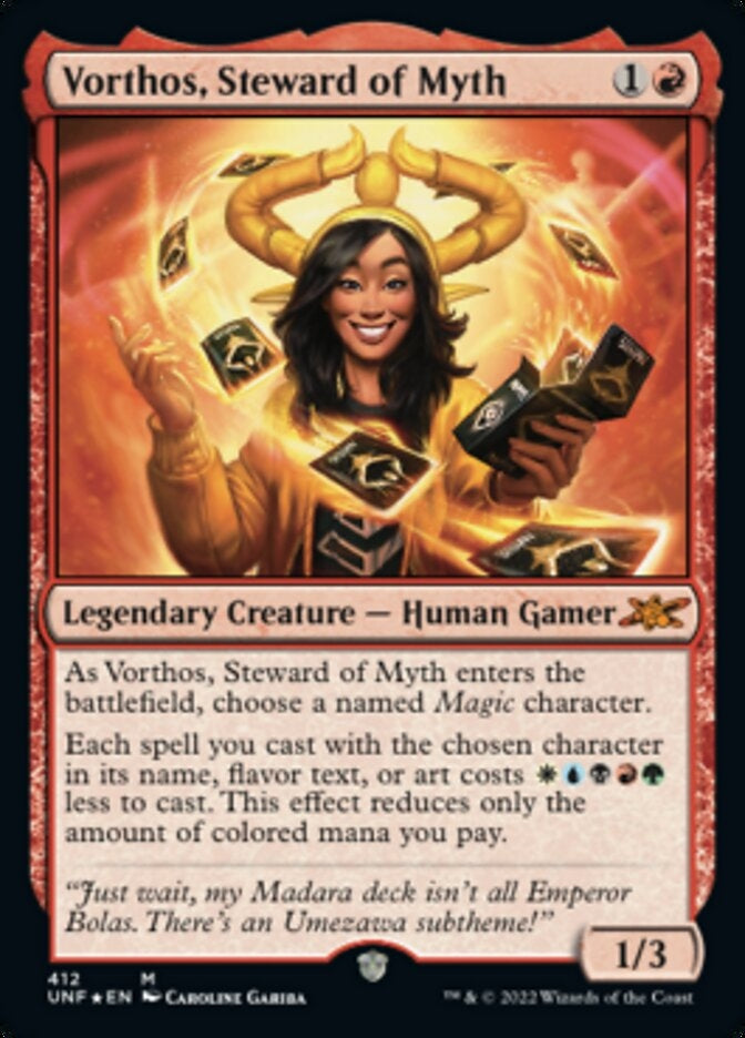 Vorthos, Steward of Myth [#412 Galaxy Foil] (UNF-M)