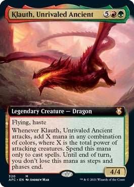 Klauth, Unrivaled Ancient [ #0320 Extended Art ] (AFC-M)