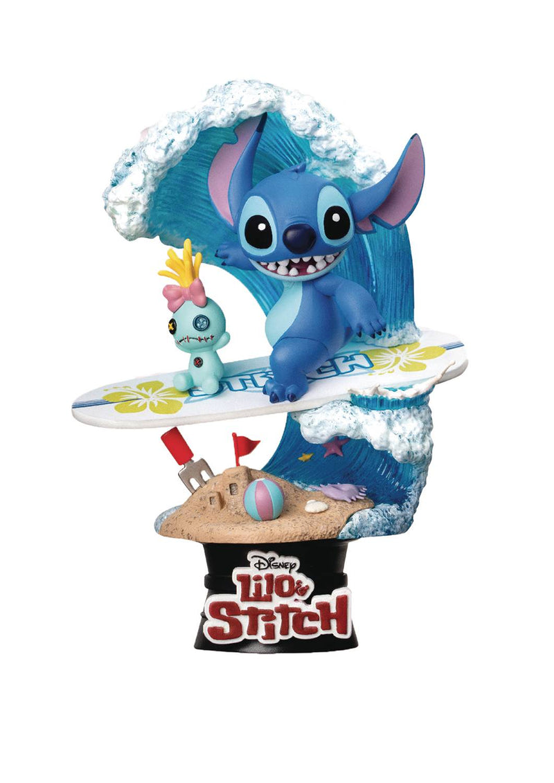 LILO & STITCH DS-030 STITCH SURF D-STAGE SER PX 6IN STATUE