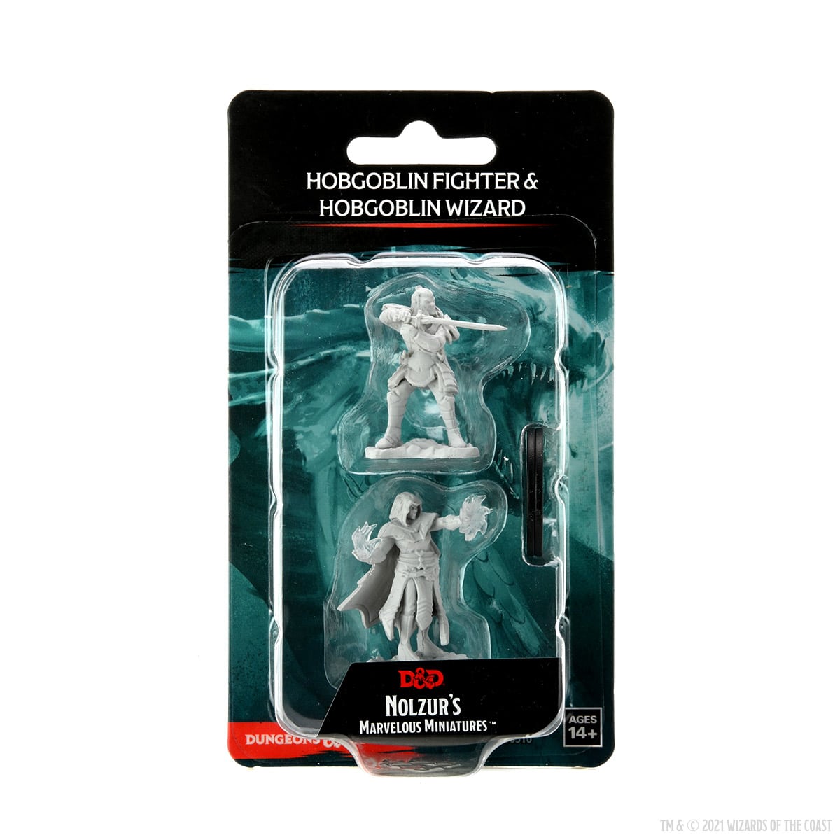 D&D: Nolzur's Marvelous Miniatures - Hobgoblin Fighter Male and Wizard Female (90310)