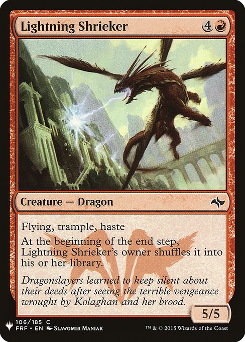 Lightning Shrieker [Mystery Booster #1003] (FRF-C)