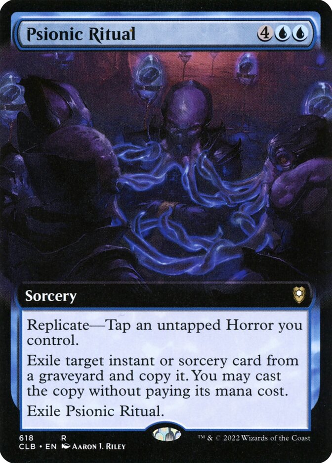 Psionic Ritual [#618 Commander Decks Extended Art] (CLB-R)
