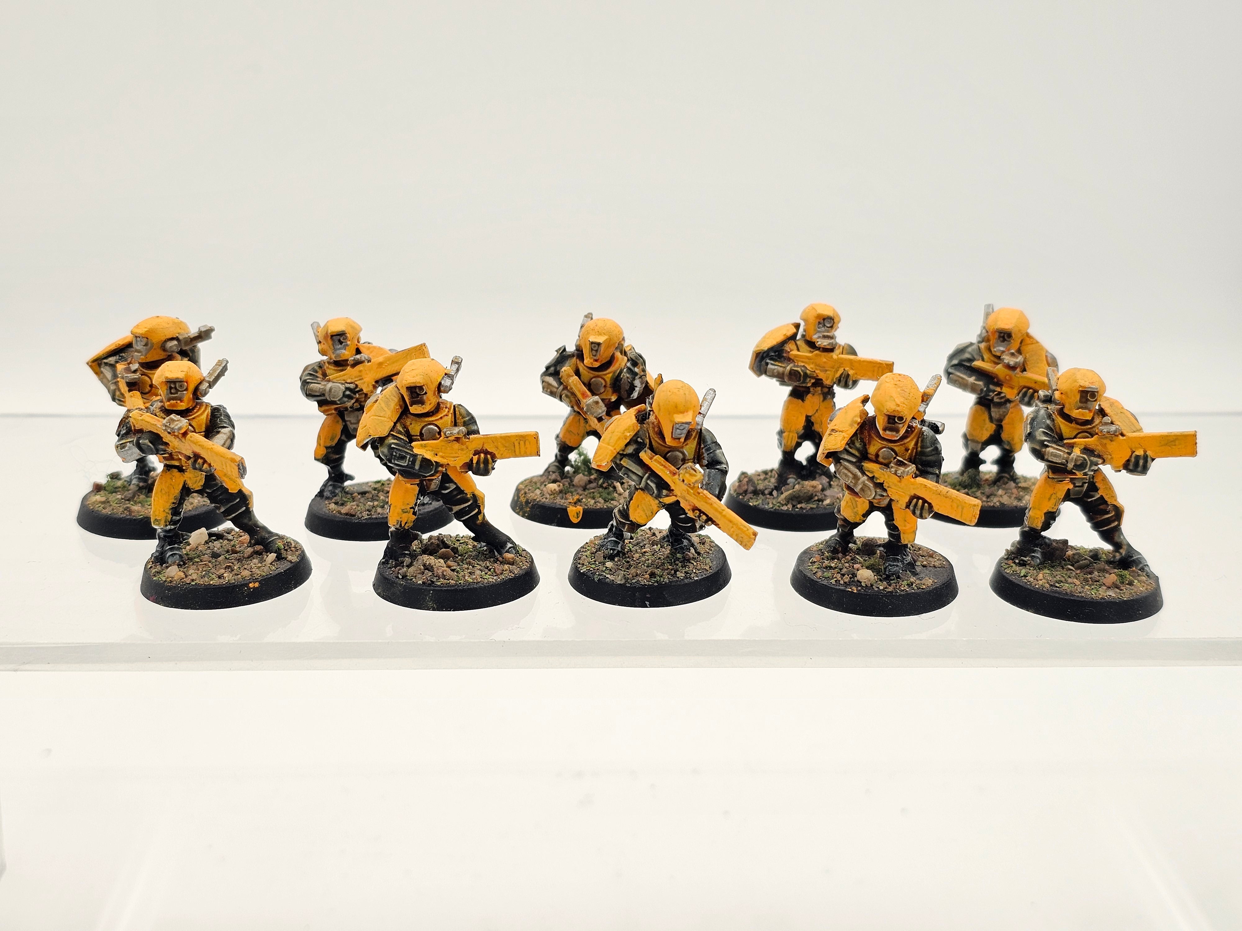 40K: Tau Empire - Pathfinder Team (USED, OOP, MISSING 3 MODELS)