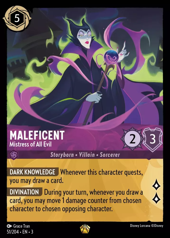 Maleficent - Mistress of All Evil (Into the Inklands 051/204) Legendary - Near Mint