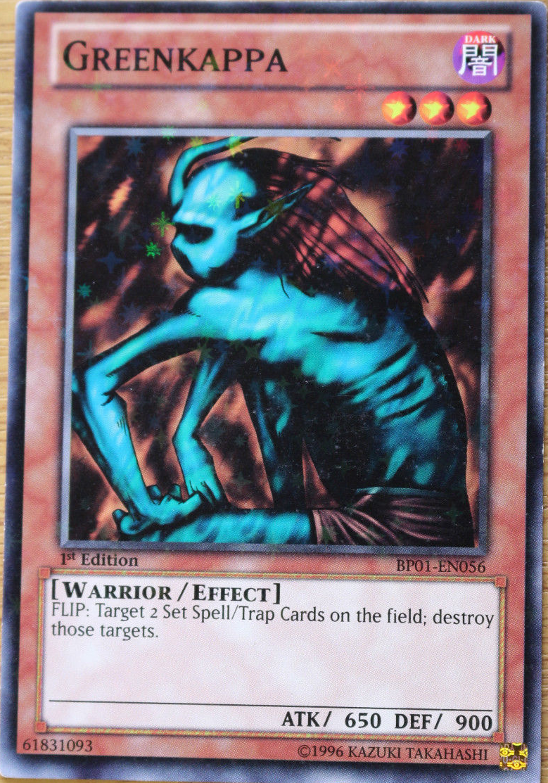 Greenkappa (Starfoil) (BP01-EN056) Starfoil Rare - Near Mint 1st Edition