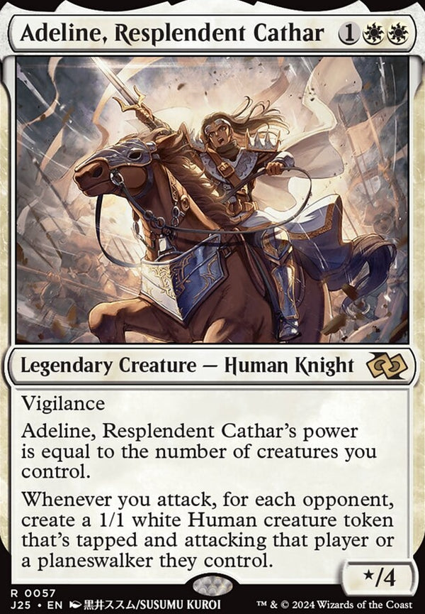 Adeline, Resplendent Cathar [#0057 Guest Artists] (J25-R)