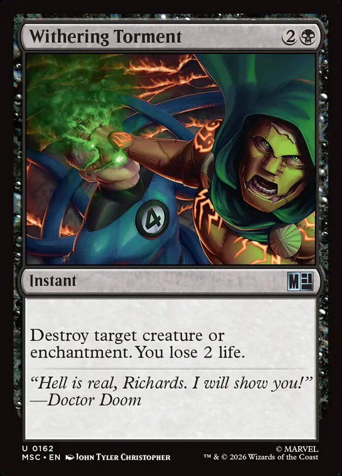 Withering Torment [ #0162 Surge Foil ] (MSC-U)