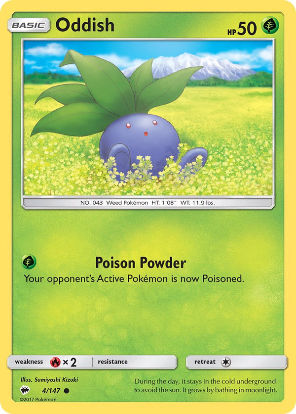 Oddish - 004/147 (SM:BUS) Common - Near Mint