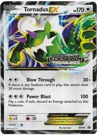 Tornadus EX - BW96 (BW:RP) Promo - Near Mint Holofoil