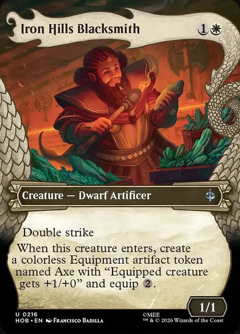 Iron Hills Blacksmith [ #0216 Showcase Dragon Hoard Frame ] (HOB-U)