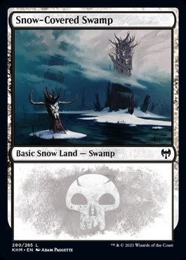 Snow-Covered Swamp [#280] (KHM-C)