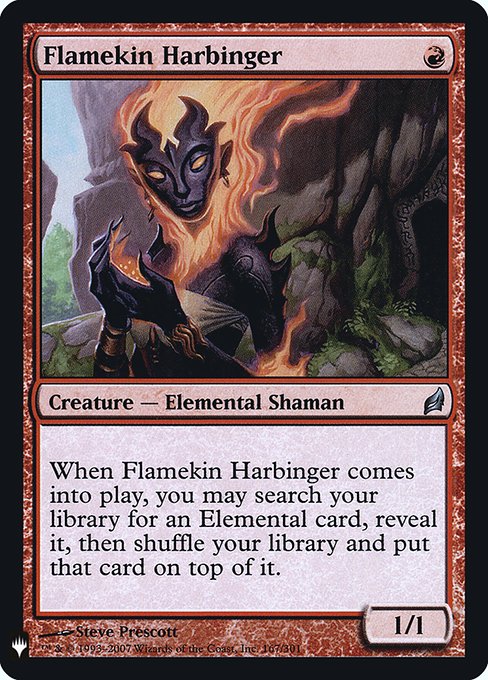 Flamekin Harbinger [Mystery Booster Retail Foils #050] (LRW-U-FOIL)