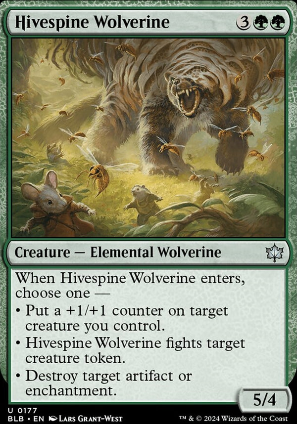 Hivespine Wolverine [#0177] (BLB-U-FOIL)