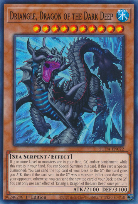 Driangle, Dragon of the Dark Deep (SUDA-EN022) Common - Near Mint 1st Edition